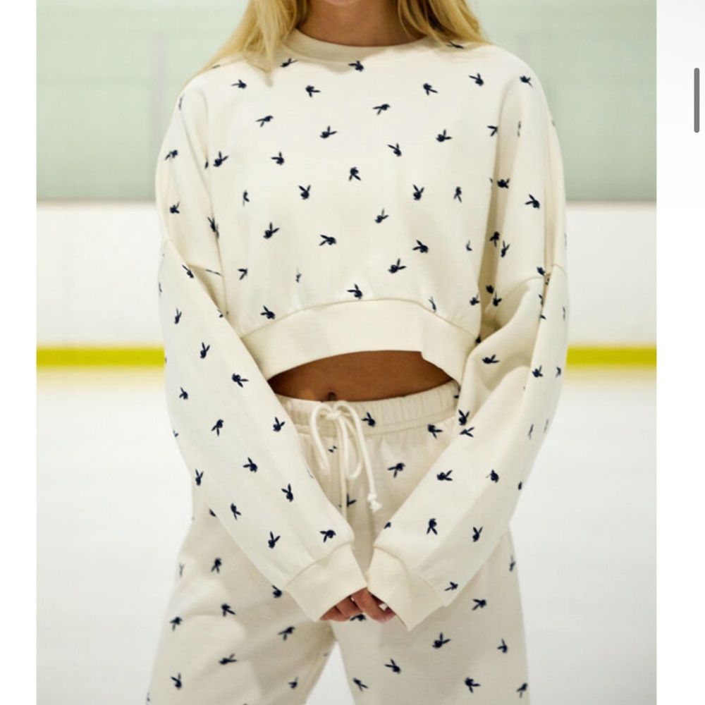 PLAYBOY By PacSun Allover Bunny Sweat Set